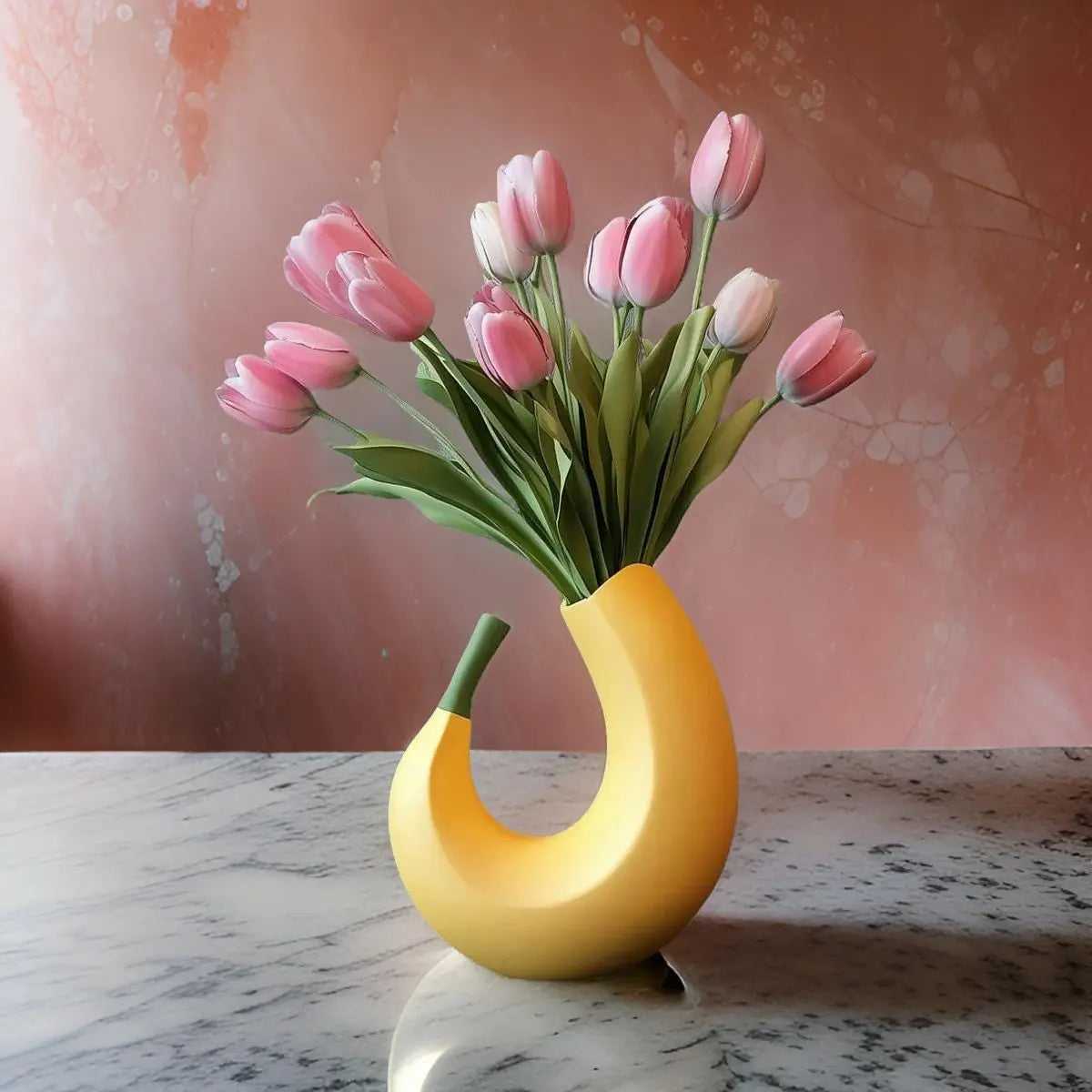 Banana Flower Vase – Modern Decorative Vases for Home Décor