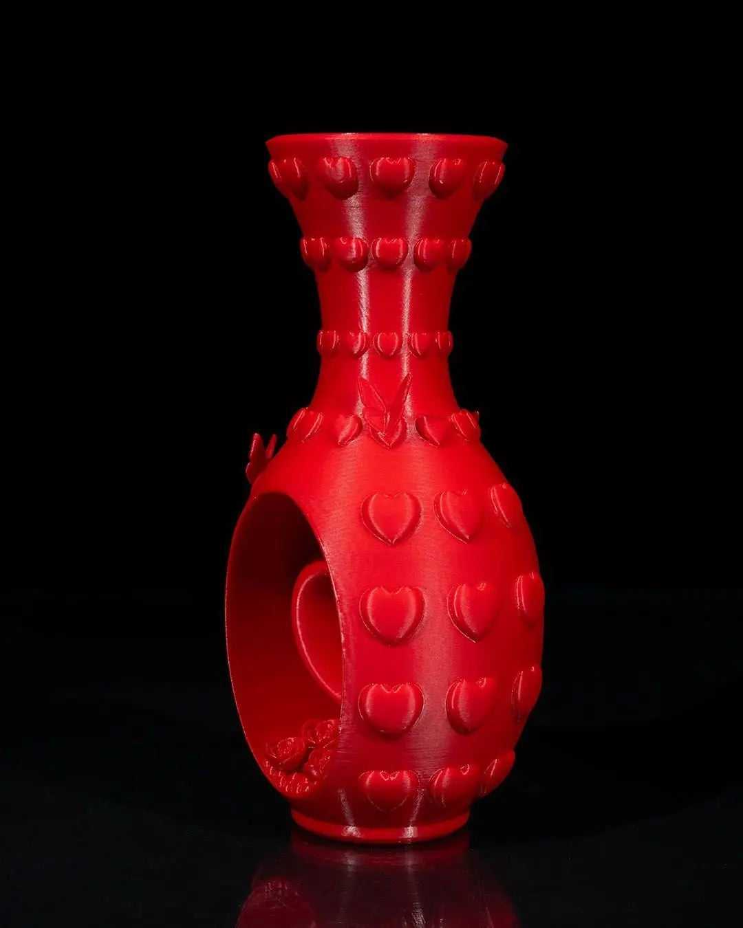 Heart and Flowers Vase