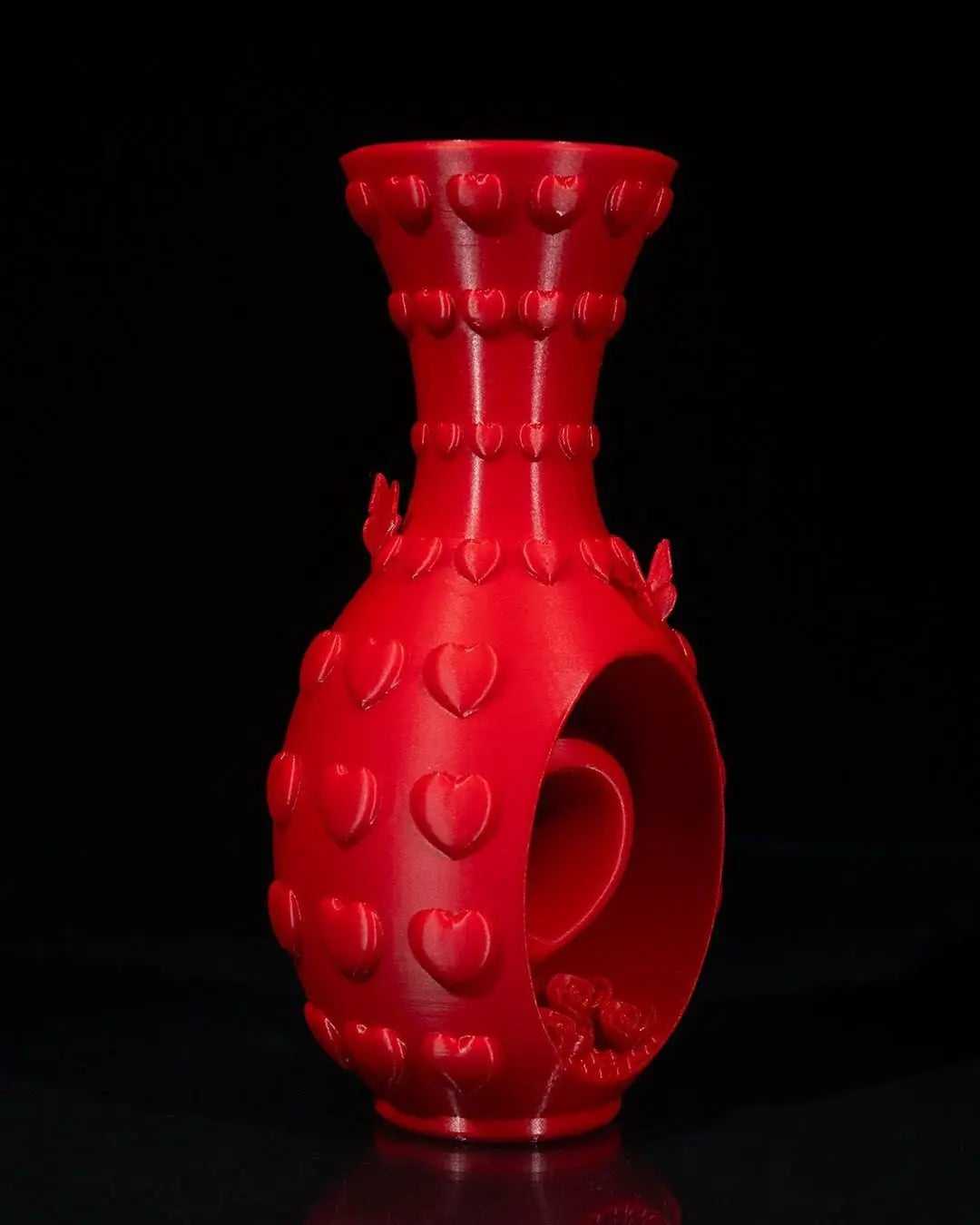 Heart and Flowers Vase