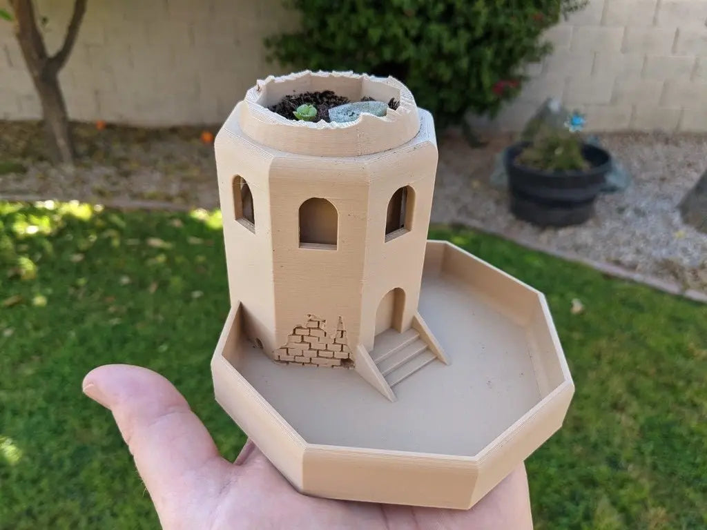 Roman Ruins Succulent Planter