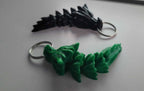 Mythical Articulated Dragon Keychain - Handcrafted Fantasy Accessory