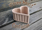 Woven Storage – 3D Printed Heart Basket (Boho Style)