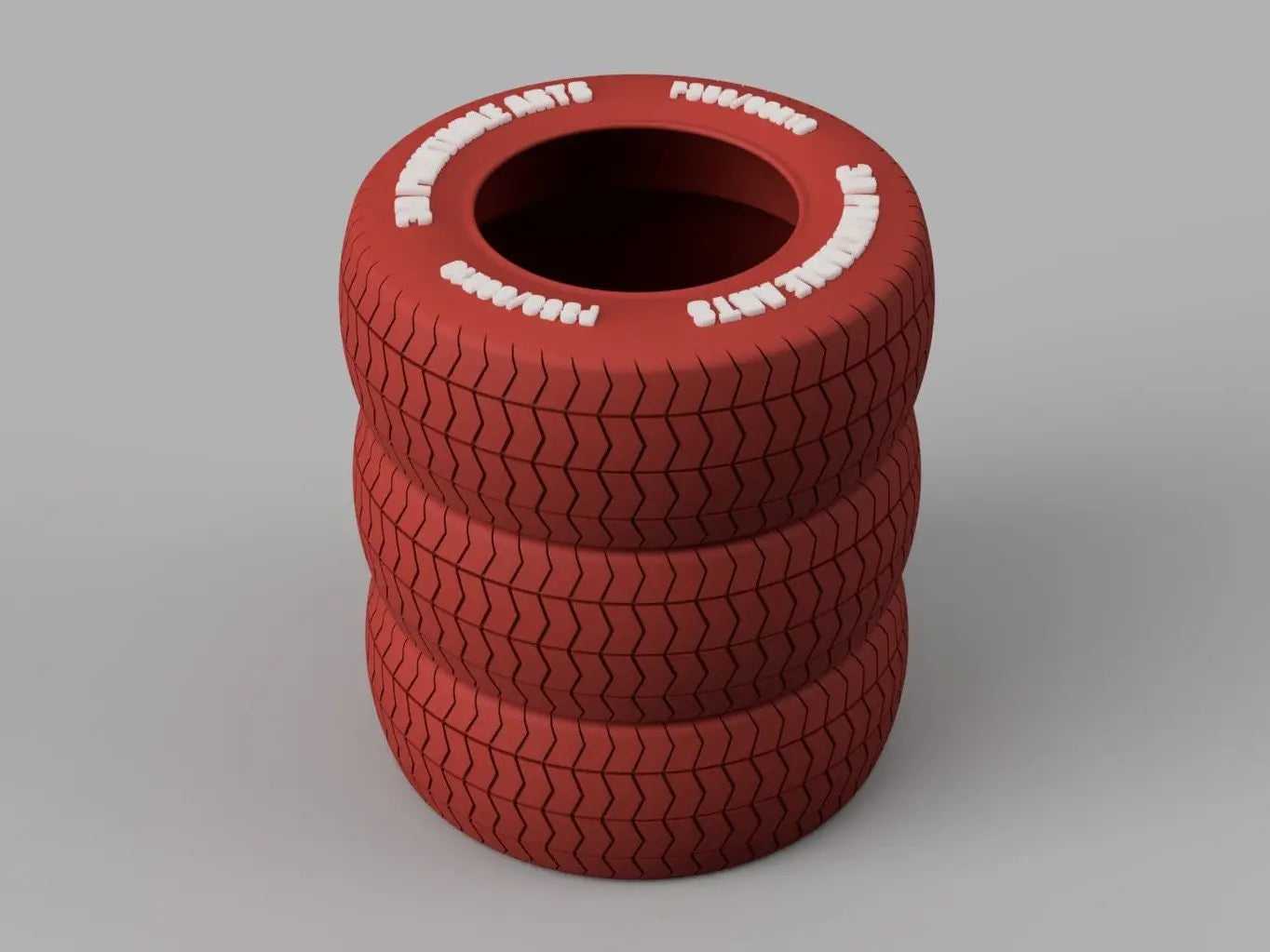 Personalized Tire Stack Pen Holder