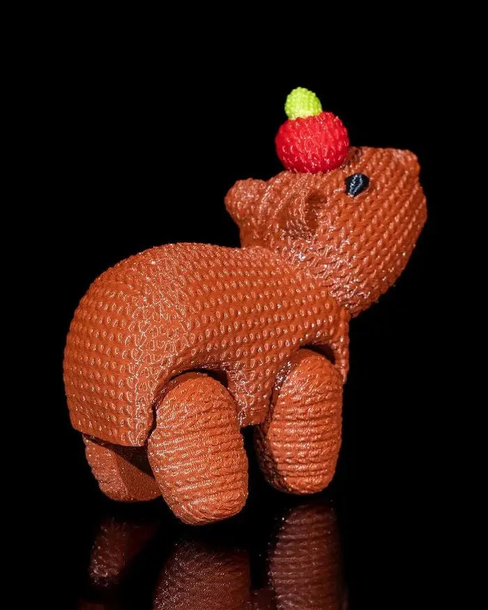 Poseable Capybara Figurine