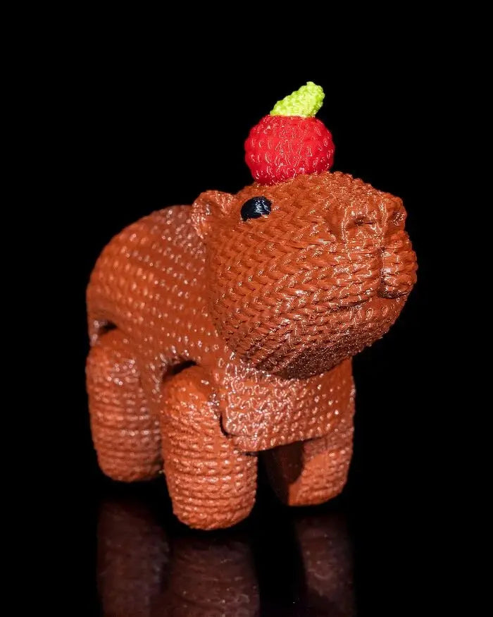 Poseable Capybara Figurine