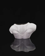 Modern Sculpted Male Body Vase, Unique Eco Planter for Flowers and Air Plants