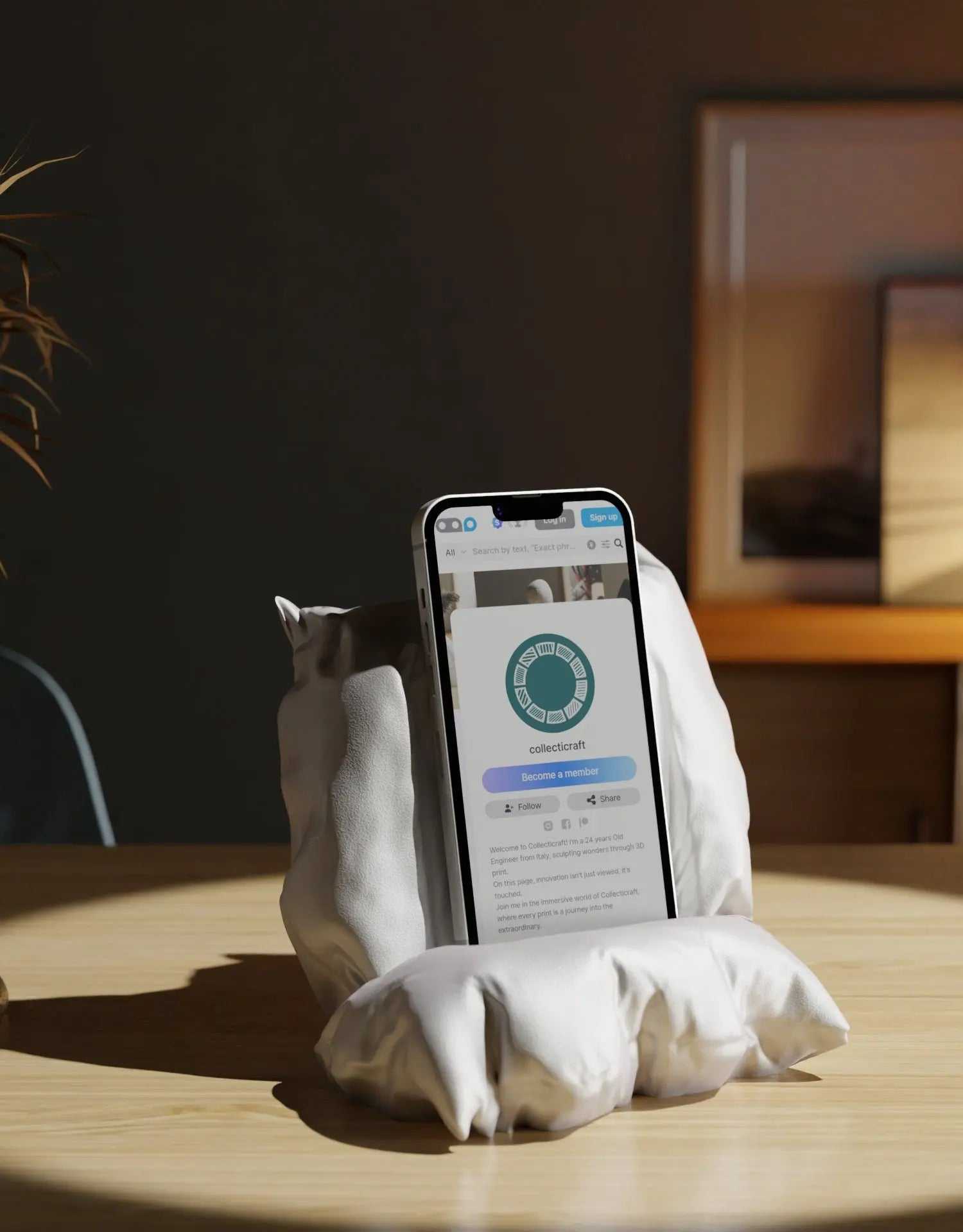 Pillow Phone Stand – Modern Phone Stand for Daily Use