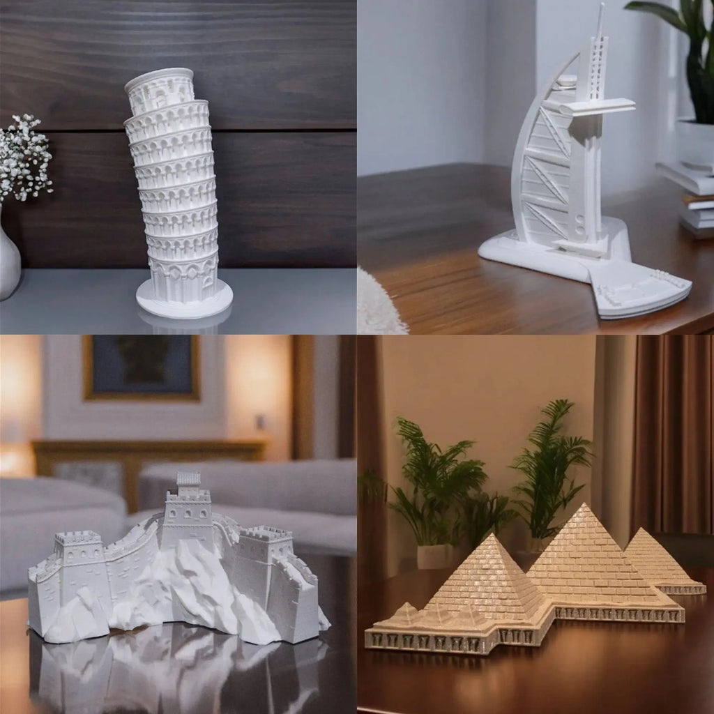 3D Printed Landmark Miniatures