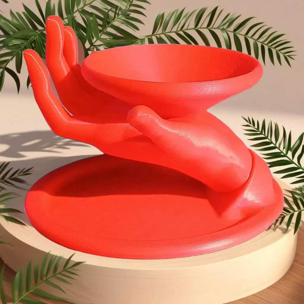 Hand with Tray Jewelry Holder