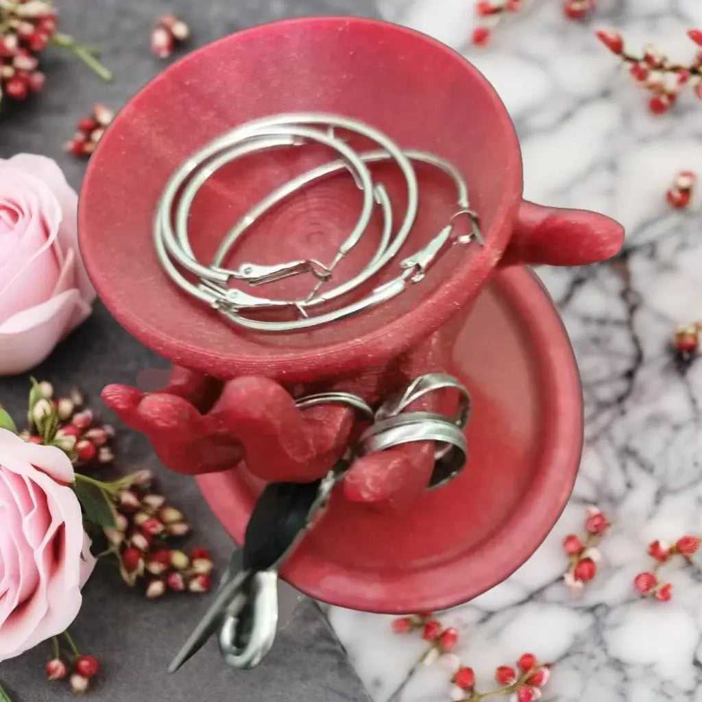 Hand with Tray Jewelry Holder