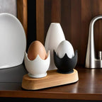 Modern Crown Egg Holder Set