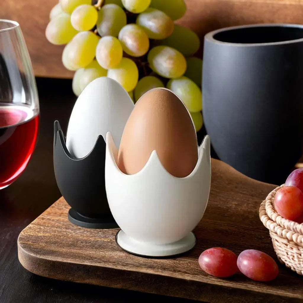 Modern Crown Egg Holder Set