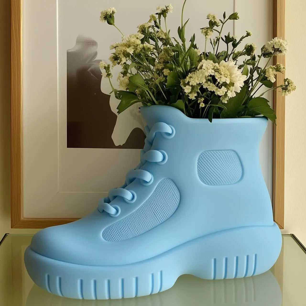 Sneaker Vase - Unique Sneaker Flower Pot for Decor