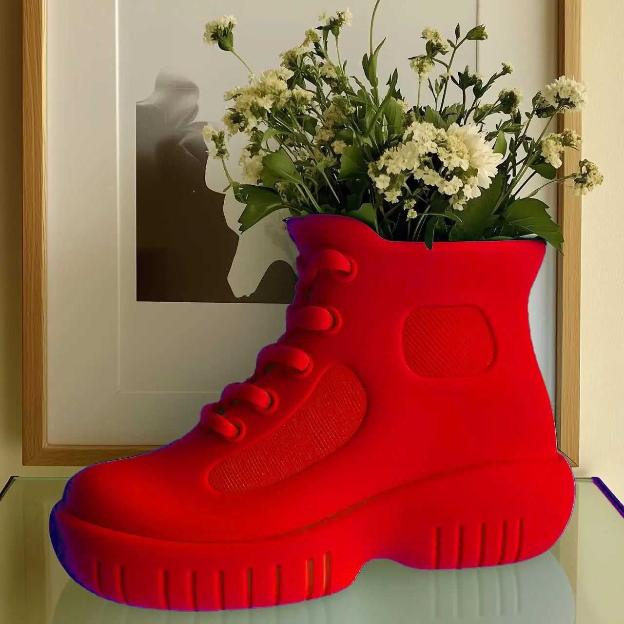Sneaker Vase - Unique Sneaker Flower Pot for Decor
