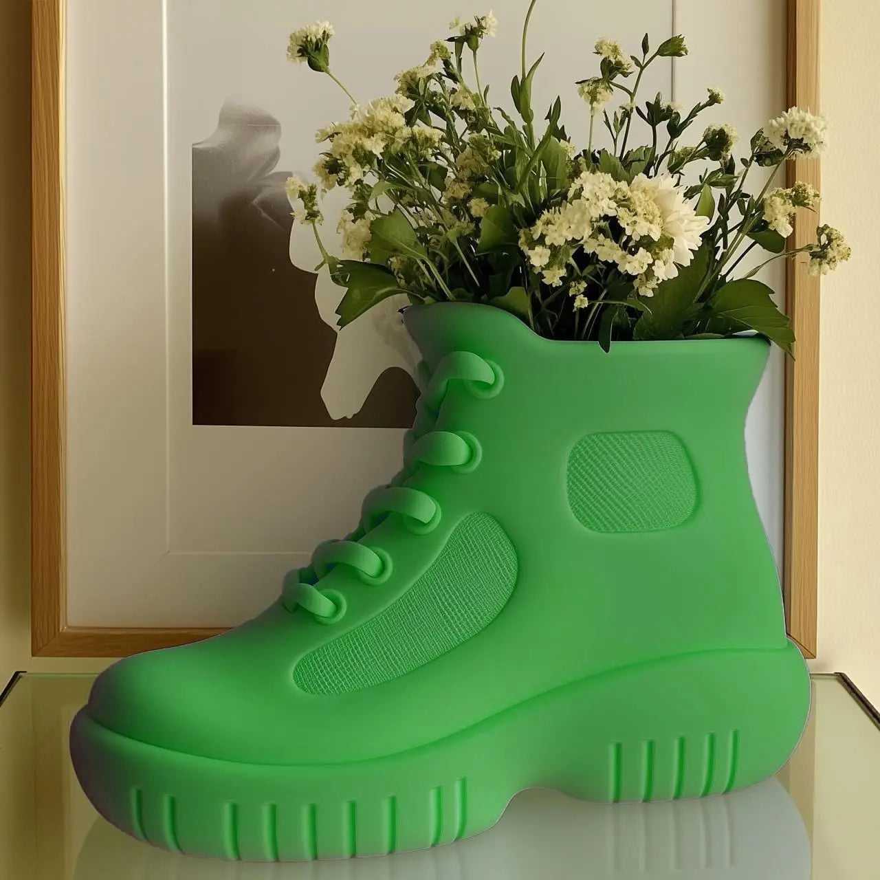 Sneaker Vase - Unique Sneaker Flower Pot for Decor