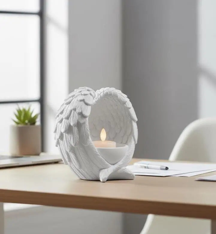 Angel Wings Candle Holder