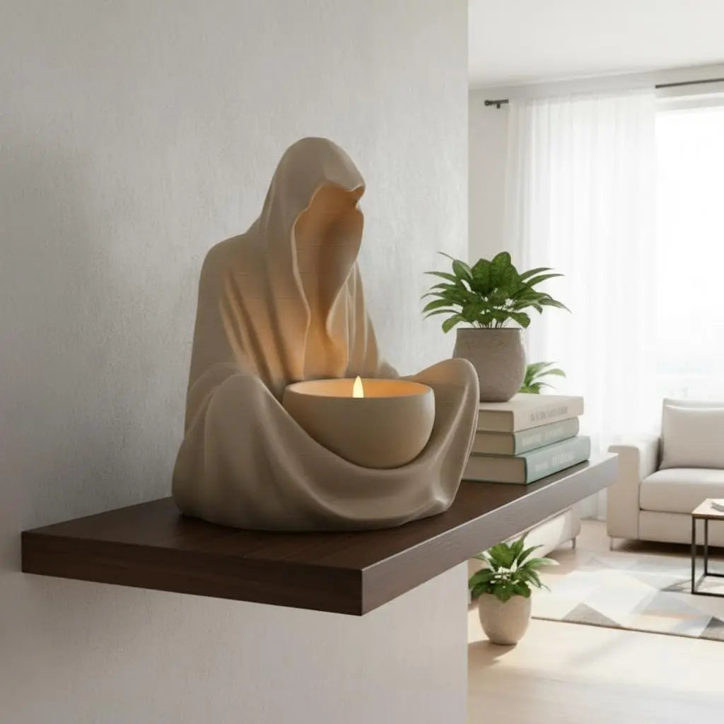 Hooded Figure Candle