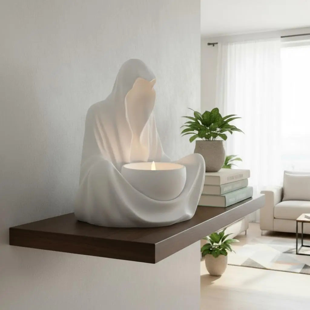 Hooded Figure Candle