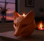 Fox Head Tealight Holder