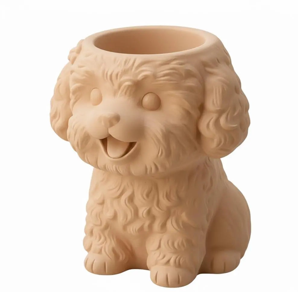 Poodle Dog Desk Organizer