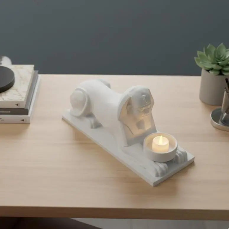 Egyptian Sphinx Candle Holder