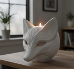 Fox Head Tealight Holder