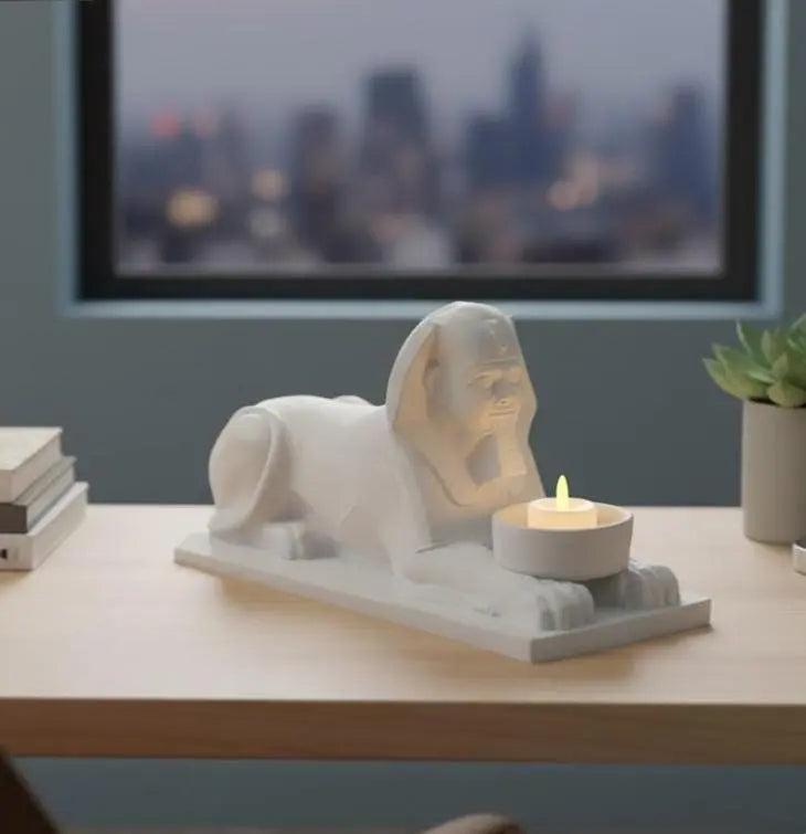 Egyptian Sphinx Candle Holder