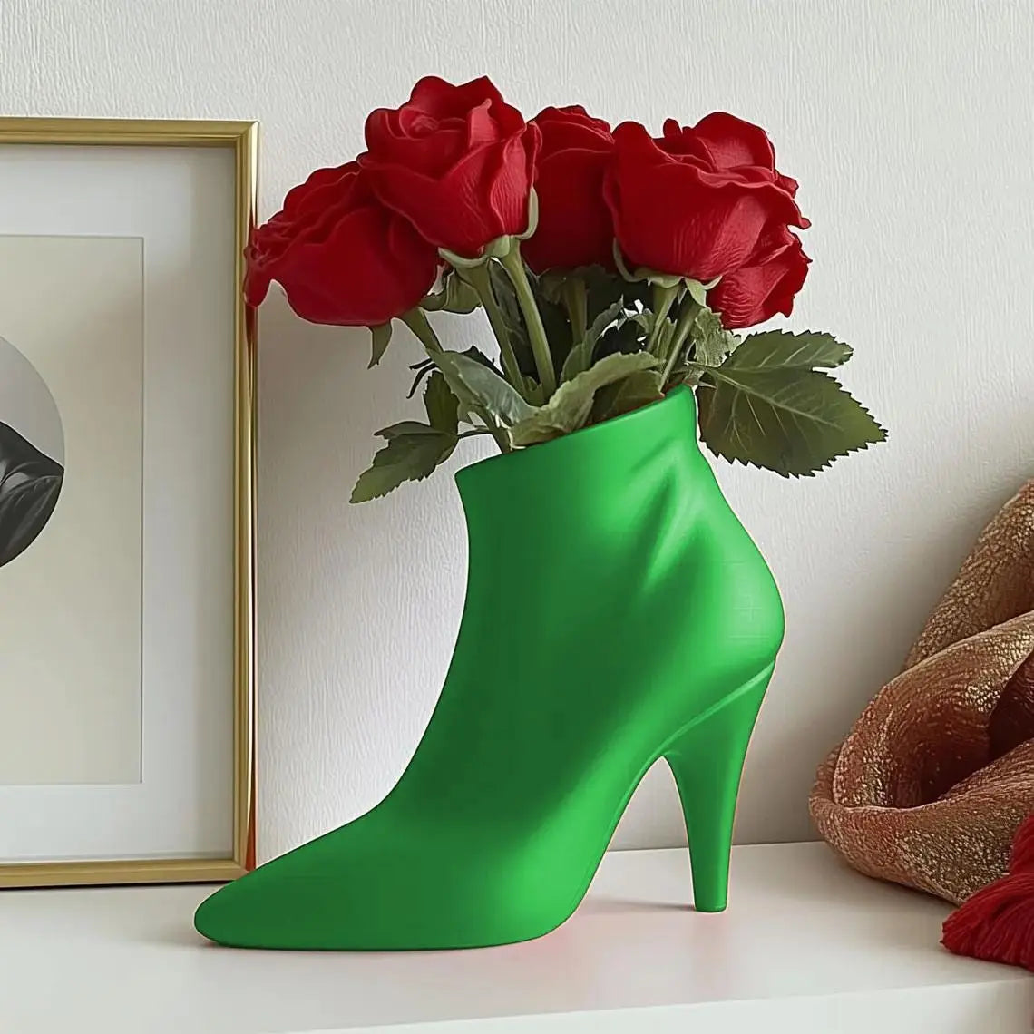 Fashion Shoe Vase