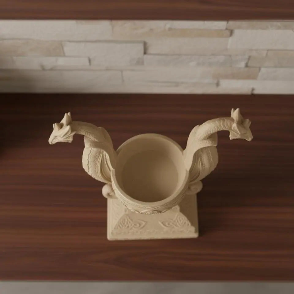 Double Dragon Candle Holder