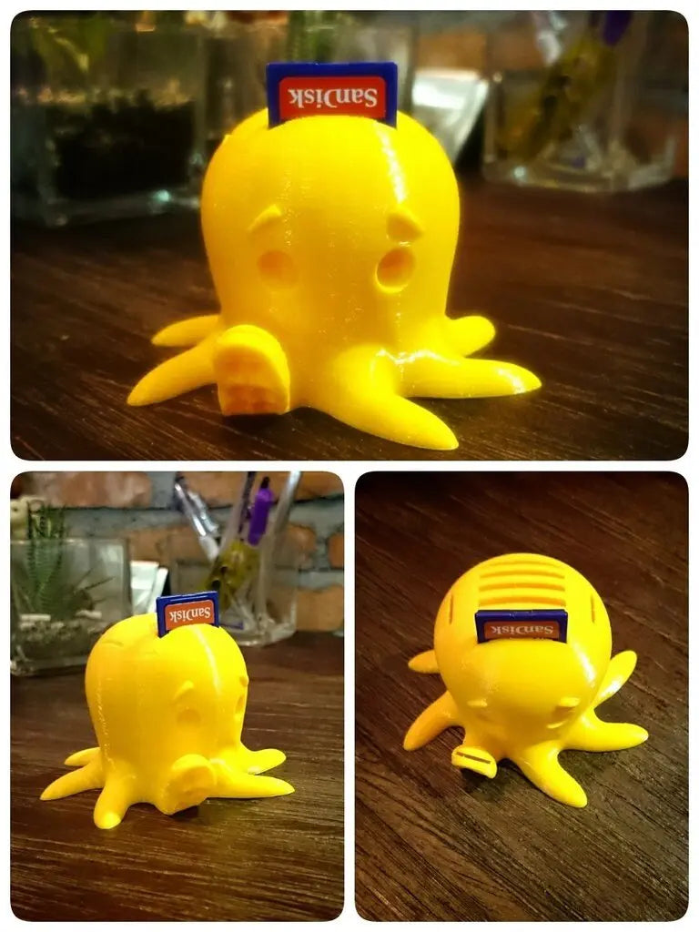 Nautical Octopus SD Card Holder