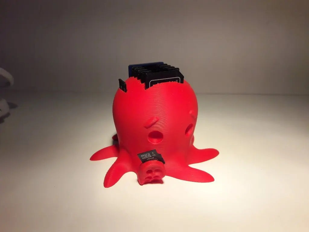 Nautical Octopus SD Card Holder