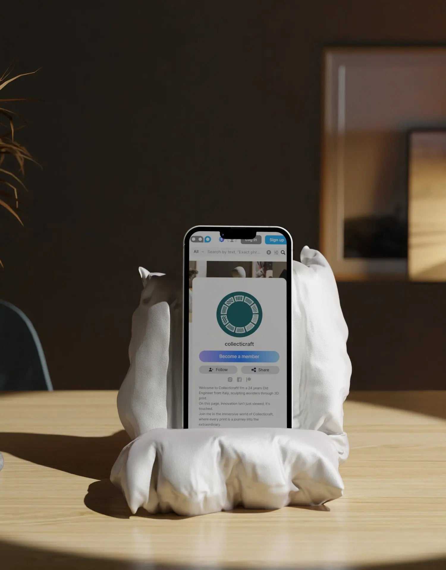 Pillow Phone Stand – Modern Phone Stand for Daily Use