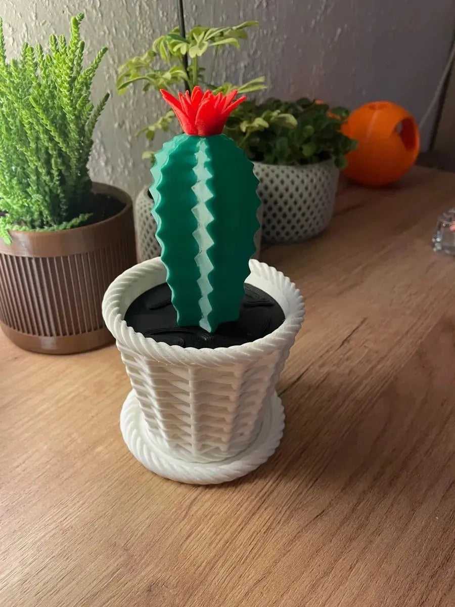 Woven Style Decorative Planter for Modern Eco-Friendly Spaces